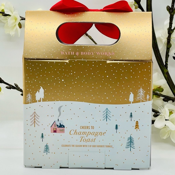 Bath and Body Works Travel Size Champagne Toast Gift Set Fragrance, Gel, Cream - Picture 8 of 8